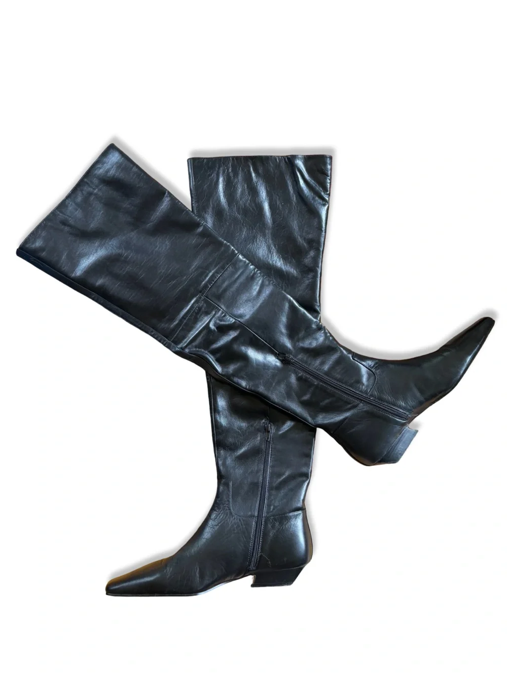 Tony Bianco Rally Over The Knee Boots Black Venice Knee-High Leather Revolve 10